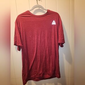 Reebok Red Short Sleeve Tee for Active Comfort